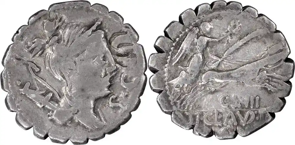 Ancient Roman Ti. Claudius Ti.f.Ap.n.Nero. Denarius | Meistverkauft