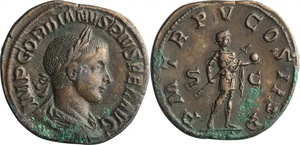 Super-Preis | Ancient Roman 242 n. Chr. Gordian III. Sestertius