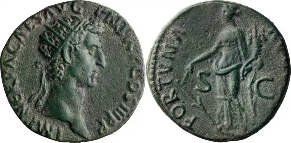Ancient Roman 97 n. Chr. Nerva. Dupondius - Preiswert