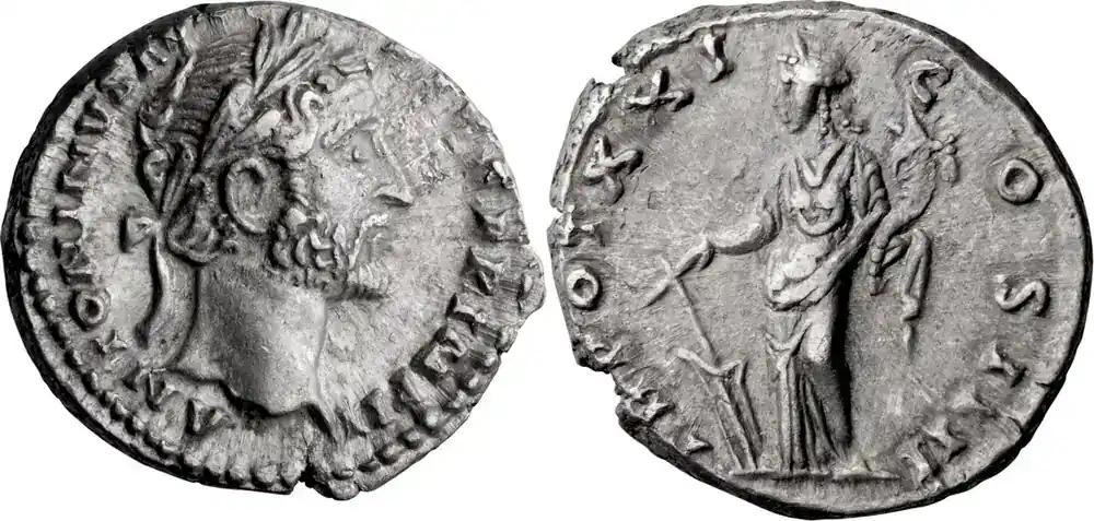 Top bewertet - Ancient Roman 157 n. Chr. Antoninus Pius Mule rev. of Marcus Caesar. Denarius