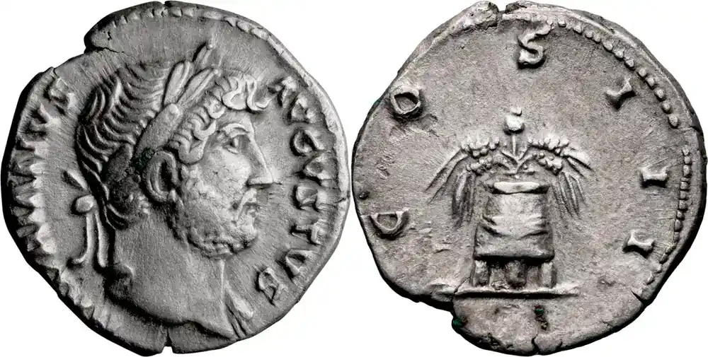 Jetzt verfügbar - Ancient Roman c. 125-126/7 n. Chr. Hadrian. Denarius