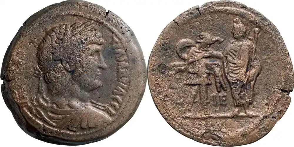 Ancient Roman Year 15=130/1 n. Chr. Hadrian. Drachm | Sicher bezahlen