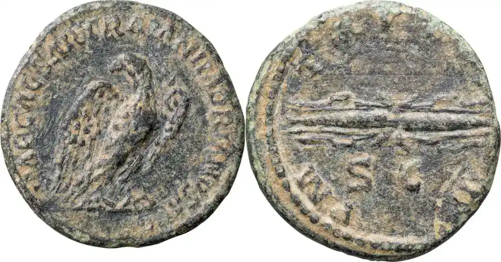 Ancient Roman c. 121-3 n. Chr. Hadrian. Semis | Kundenliebling