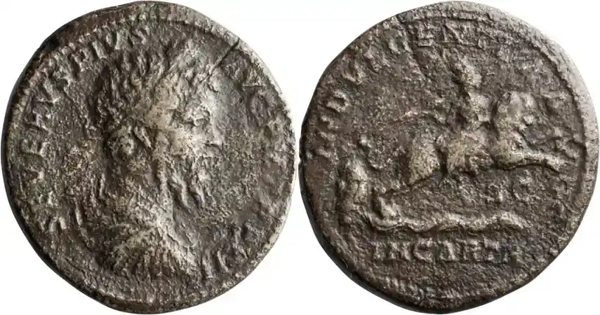 Ancient Roman 204 n. Chr. Septimius Severus. Sestertius | Sale