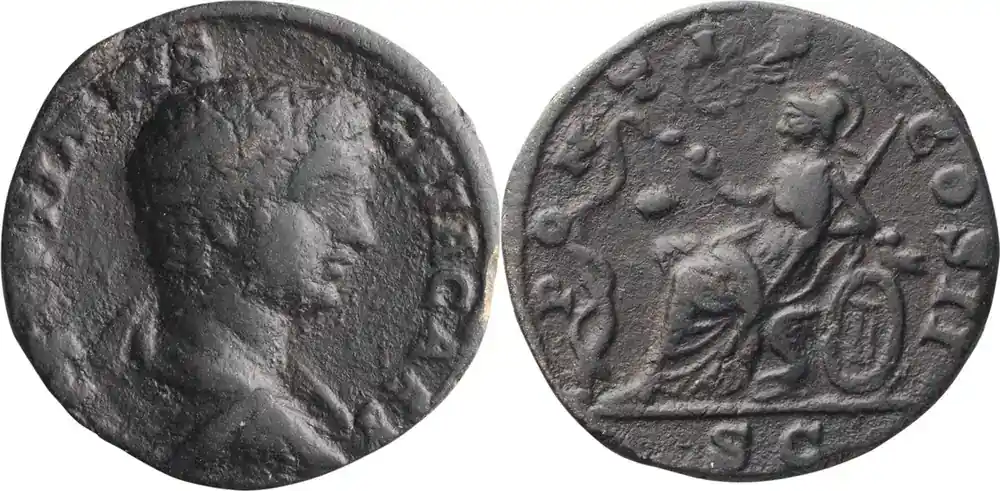 Jetzt sichern - Ancient Roman 209 n. Chr. Geta as Caesar. 40-as