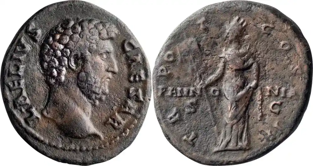 Ancient Roman 137 n. Chr. Aelius as Caesar. 40-as | Kundenliebling