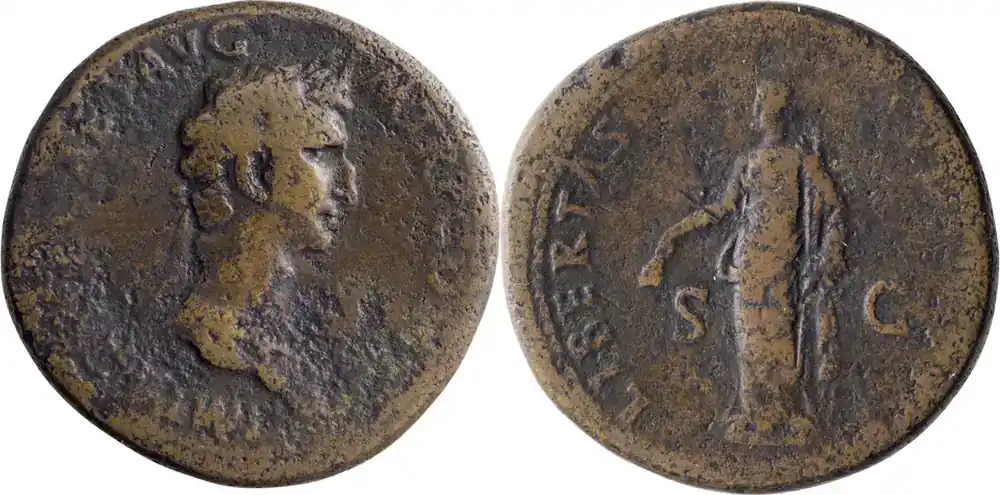 Ancient Roman 96 or 97 n. Chr. Nerva. Sestertius | Einfach bestellen