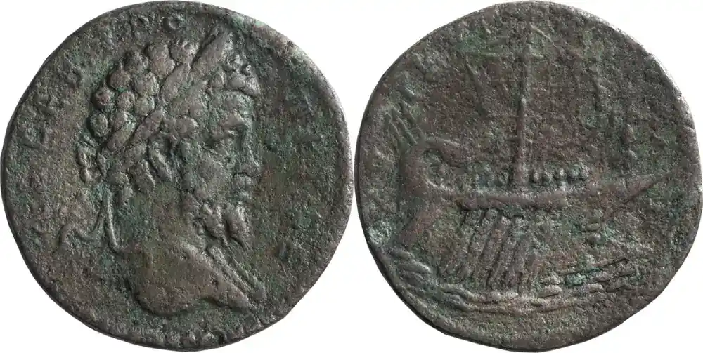 Schnell zugreifen - Ancient Roman Septimius Severus. AE 25