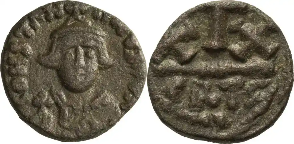 Wochenendangebot - Byzantine Constans II. Scarce Half-follis