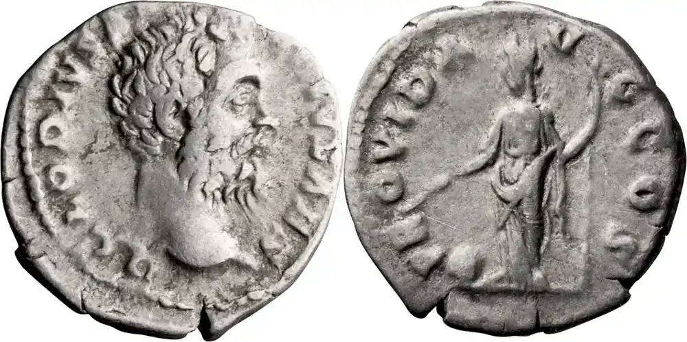 Ancient Roman 193 n. Chr. Clodius Albinus as Caesar. Denarius - Zeitlich begrenzt