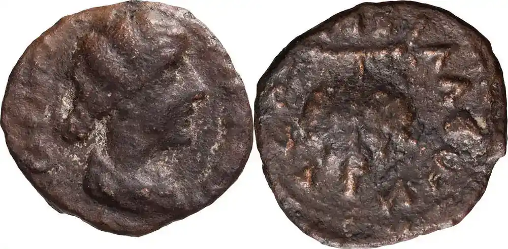 Ancient Roman Year 226 = 161/2 CE Faustina II. AE 15 - Vorteilspreis