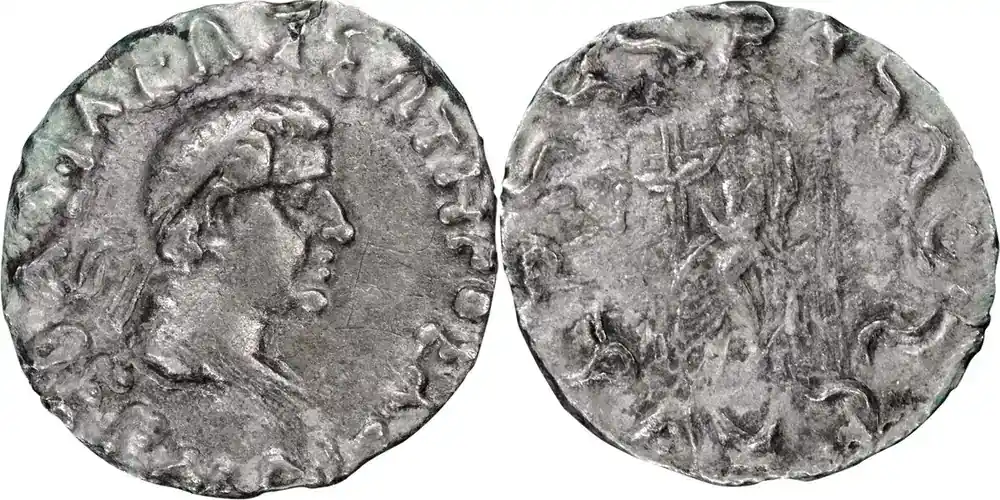 Ancient Greek Posthumous, c. 70-50 v. Chr Bactria, Hermaeus. Drachm - Letzte Chance