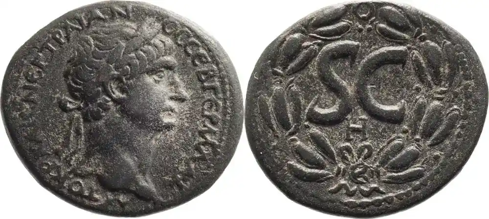 Hammerpreis - Ancient Roman 102-114 n. Chr. Trajan. AE 27-30