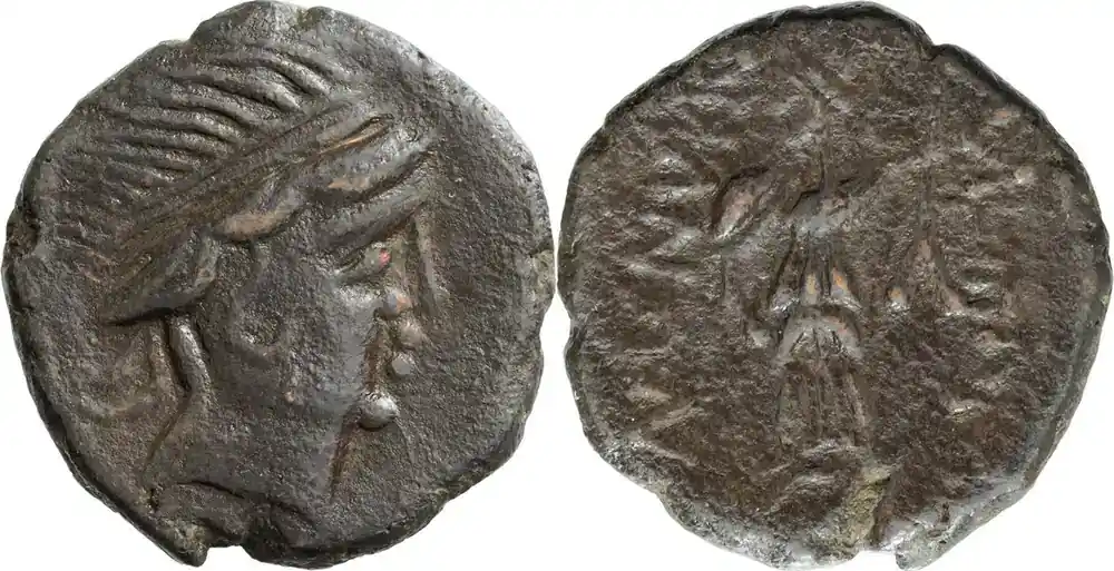 Ancient Greek 2. Jahrhundert v. Chr Thrace, Mesembria. AE 19 - Preisknaller
