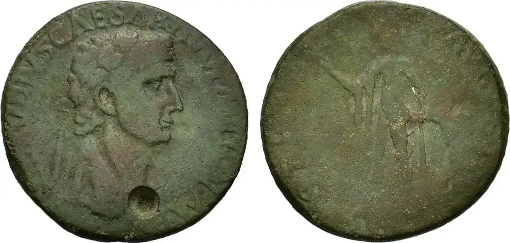 Hammerpreis - Roman Imperial Claudius, 41-54. Sestertius s