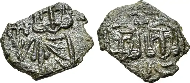 Markenqualität | Greek Constantine V with Leo IV (741-775). VF