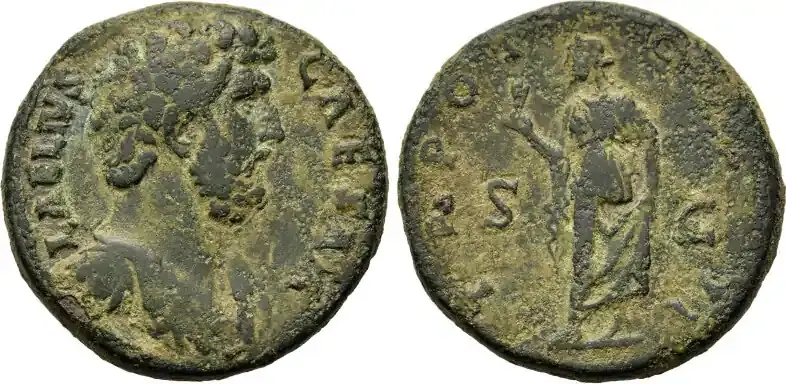 Römische Kaiserzeit Sestertius Aelius (Caesar, 136-138) - Sonderaktion