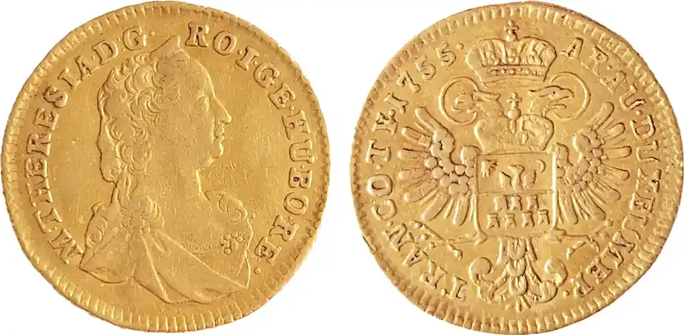 ducat 1755 Maria Theresia Schon - Werkspreis