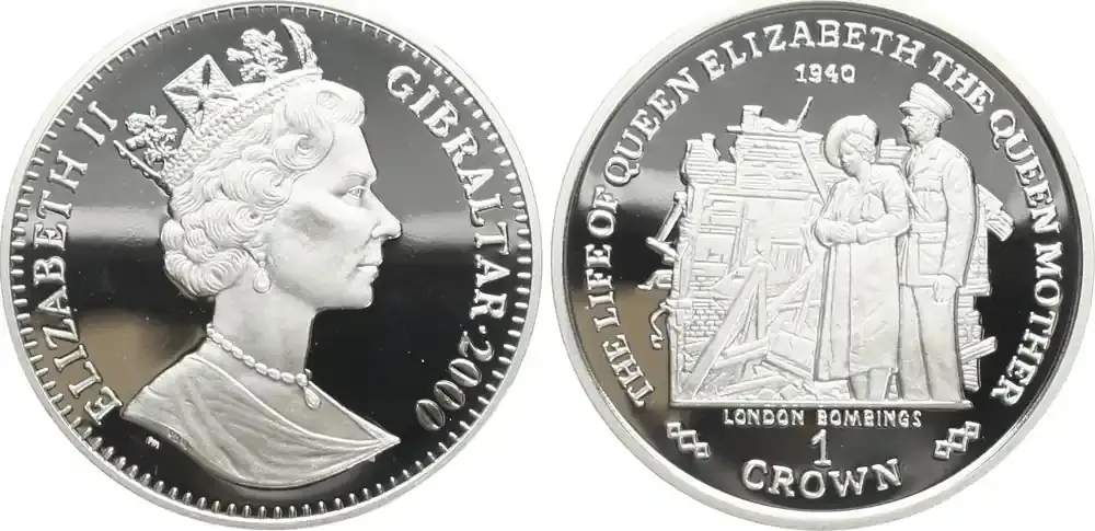 Bestseller | Gibraltar 1 Crown 2000 Elisabeth II. pp