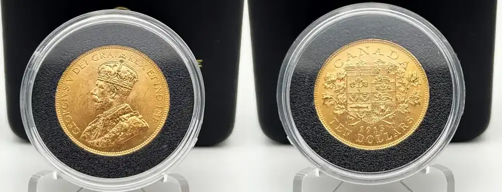 Vorteilspreis - 10 1913 Hand Selected Gold Coin Canada‘s First Gold Coins