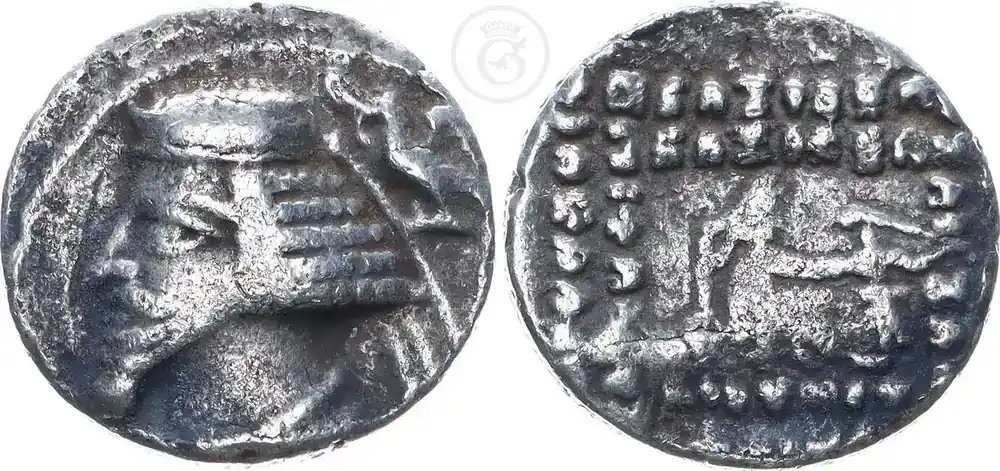 Preisknaller - Parthia Drachme 38-2 v. Chr. Antikes Griechenland – Parther – Laodikeia – Phraates IV s-ss