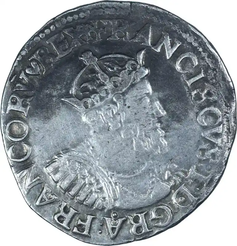 Neu hinzugefügt - 1540-1545 François Ier – Teston – 13e type – Rouen – Buste cuirassé ss