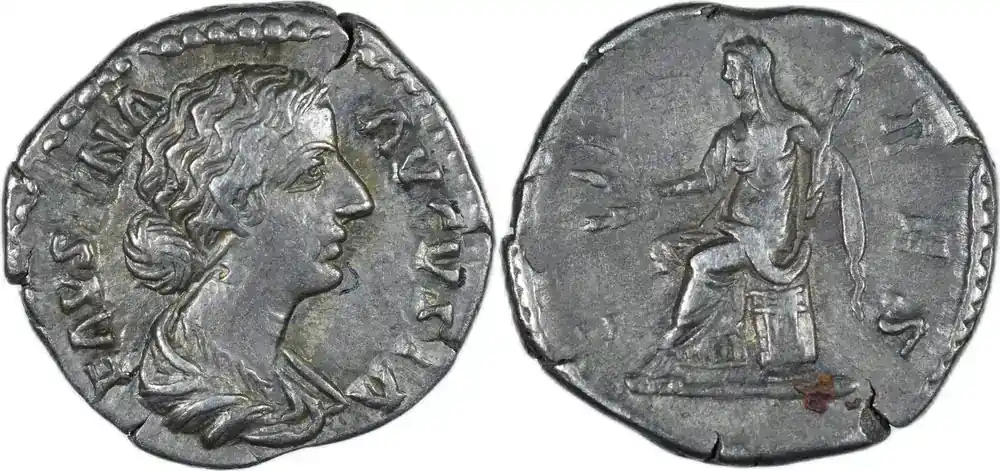 161-164 Rome Antique – Faustine II – Denier – Rome vz - Neuzugang