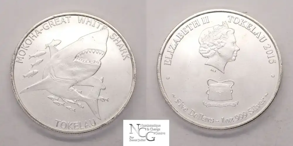 Tokelau 1oz White Shark 2015 FB - Bewährte Qualität