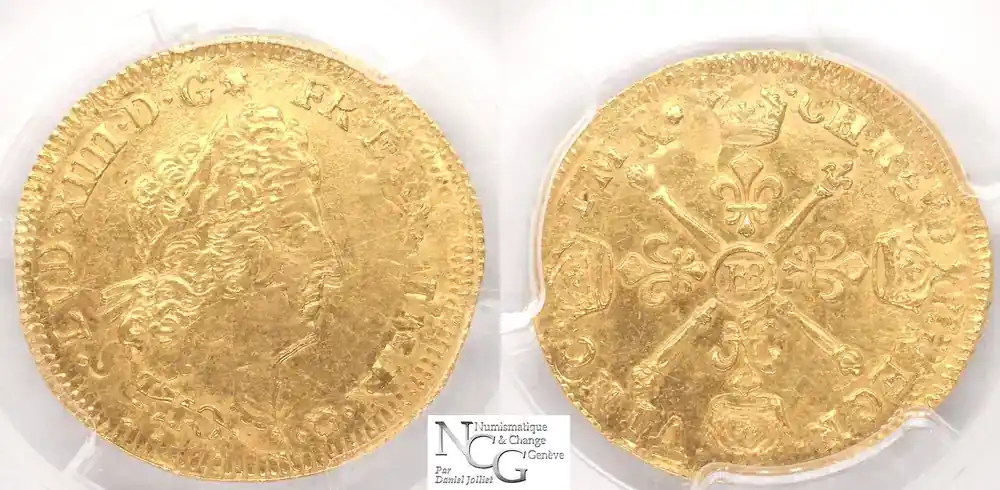 Nur noch kurze Zeit | France Louis d‘or 1704 BB AU58
