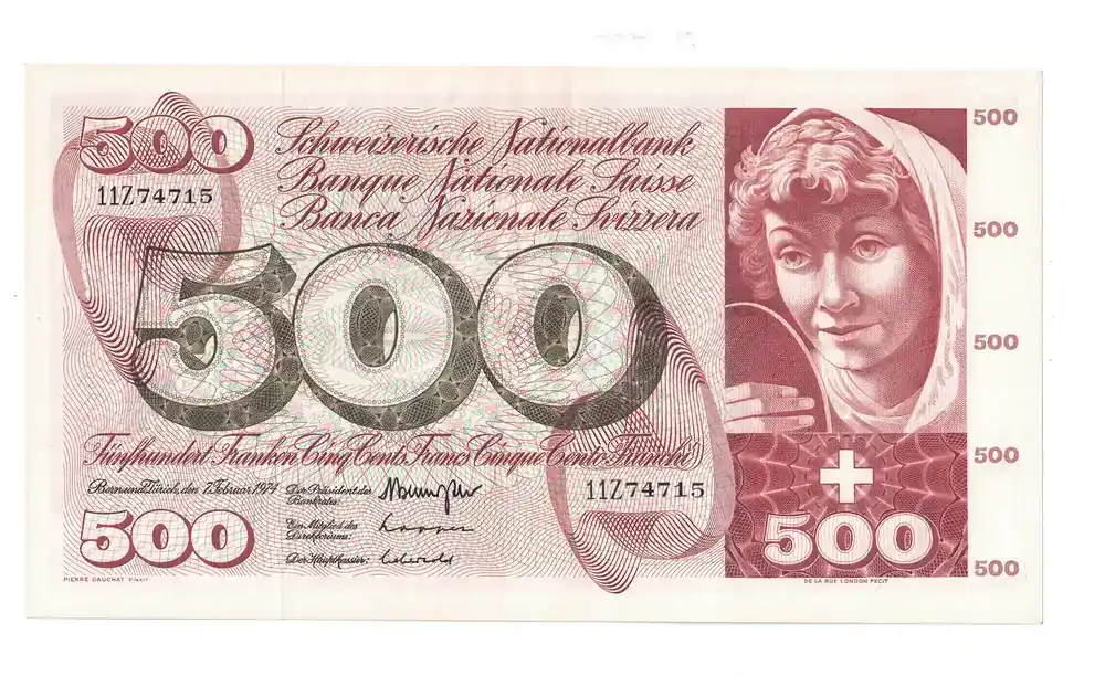 Letzte Chance | Suisse 500 Francs 1974 FDC