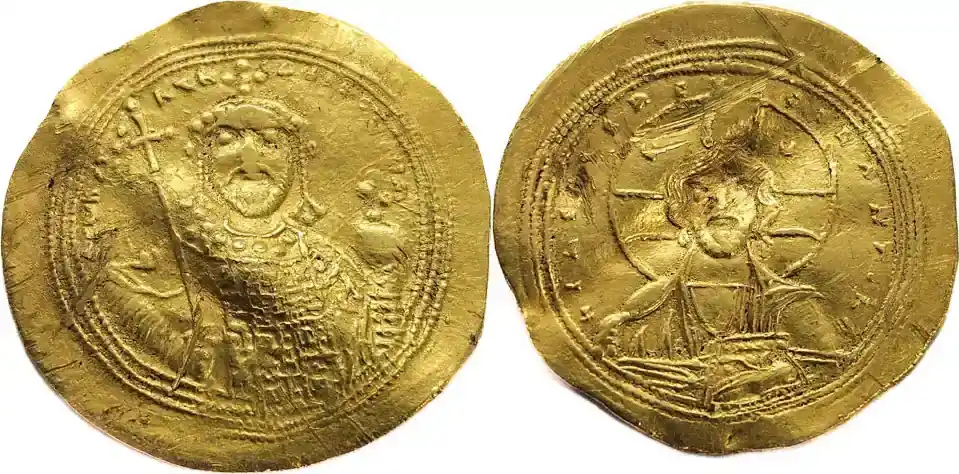 Byzantine AV Gold Histamenon 1042-1055 Constantine IX – Gold Very s+ - Sichere Zahlung
