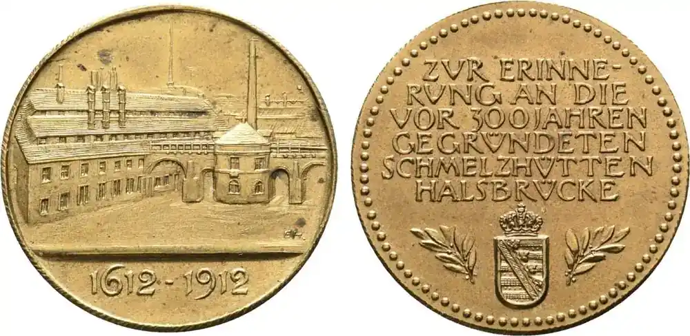 Dresden, Stadt Bronzemedaille 1912 Medaillen von Friedrich Wilhelm Hörnlein Vorzüglich | Preisvorteil