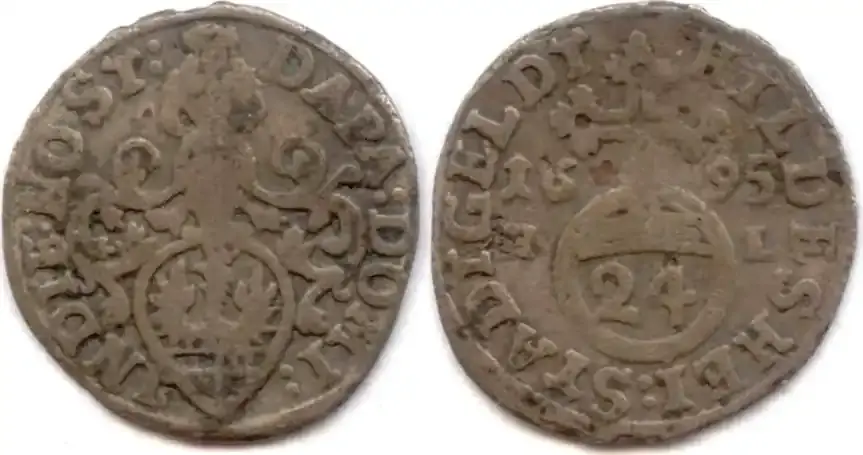 Neuzugang | Hildesheim – Stadt, Groschen 1695, s-ss/ ss-