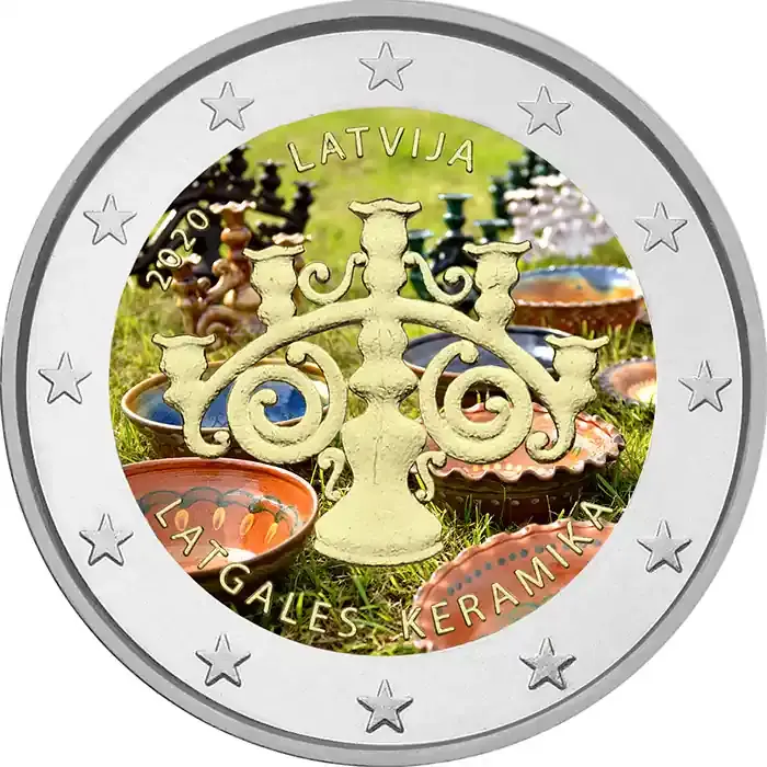 Online bestellen | Lettland 2 Euros Commémo. 2020 – Latvian ceramics I / ST