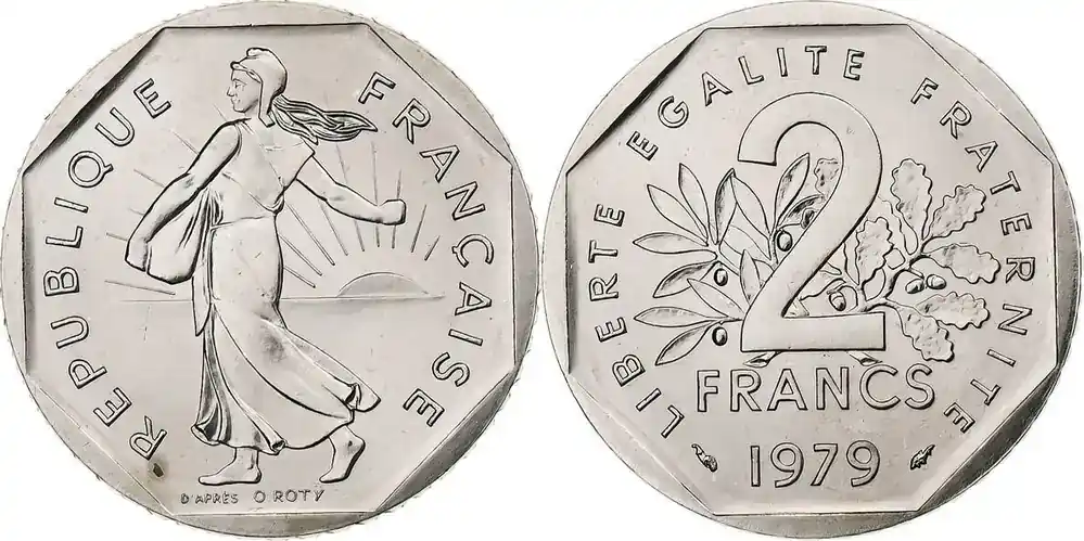 Vorteilspreis | Frankreich 2 Francs Seed sower – 1979 st