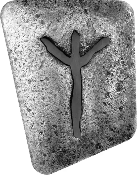 Neu im Shop - Deutschland mark Rune Algiz – 1 SILVER ONCE 2023 BU