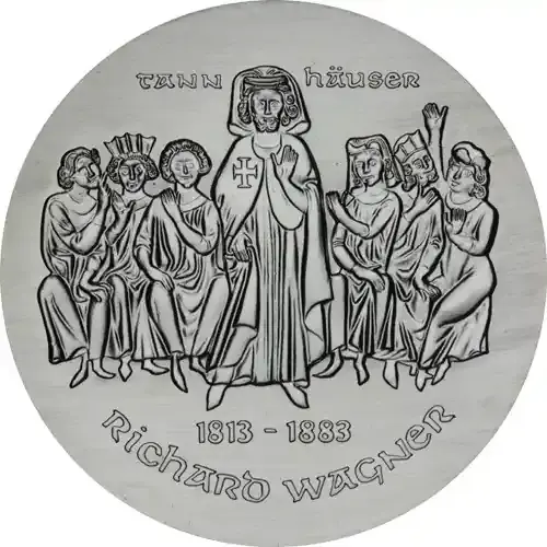 DDR 10 Mark Münze 1983 – Richard Wagner - Profi-Qualität