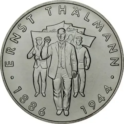 DDR 10 Mark Münze 1986 – Ernst Thälmann - Fast ausverkauft