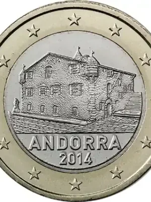 Andorra 1 Euro 2014 Haus des Tales | Schneller Versand