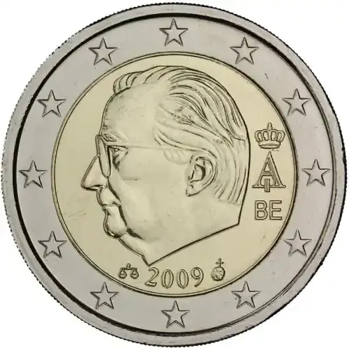 Neuzugang - Belgien 2 Euro 2009 – Kursmünze König Albert II
