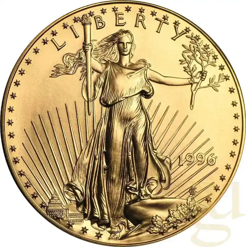 Günstig - 1 Unze Goldmünze American Eagle 1996