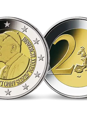 Vatikan 2007 2 Euro-Gedenkmünze „80. Geburtstag Papst Benedikt XVI.“ | Neu verfügbar