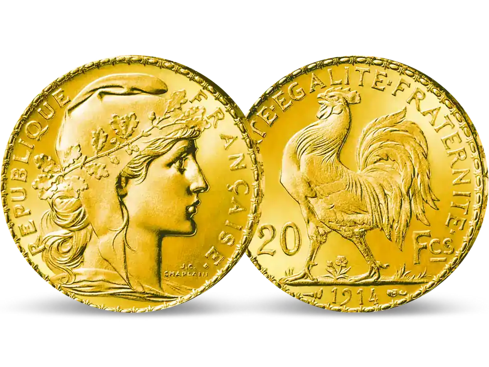Frankreich 20 Francs 1899-1914 Marianne - Meistverkauft