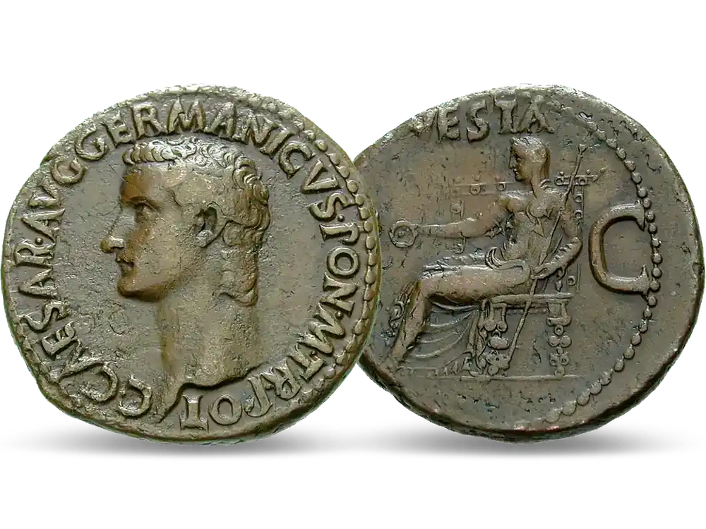 Bewährte Qualität - Der einzige As des römischen Kaisers Caligula!