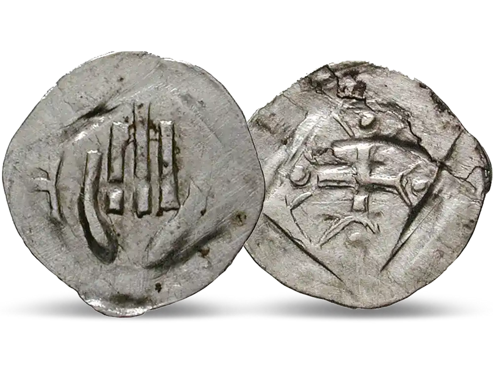 Werkspreis - Original aus dem Mittelalter Der Händlein-Heller aus echtem Silber!