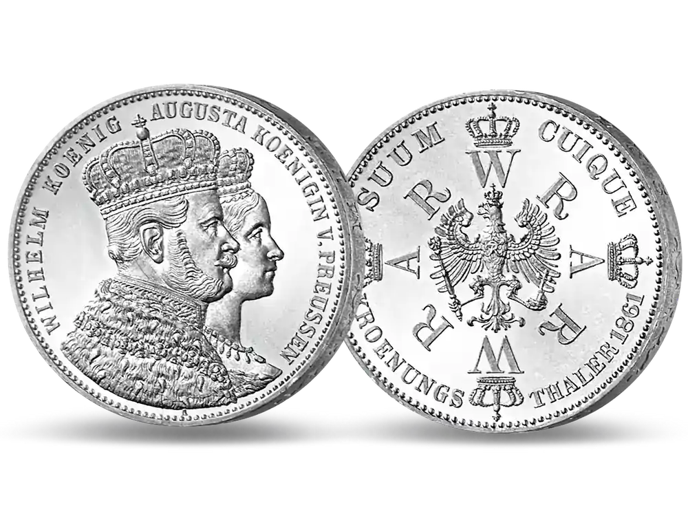 Preußen Krönungstaler 1861 Wilhelm I. - Preisknaller