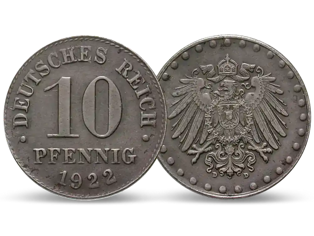 Bestpreis | Deutsches Kaiserreich 10 Pfennig 1915-1922