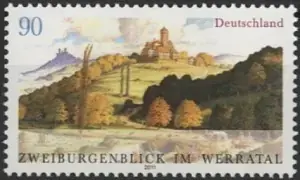 Bestellbar - Bund, Michel Nr. 2847 postfrisch – Zweiburgenblick im Werratal