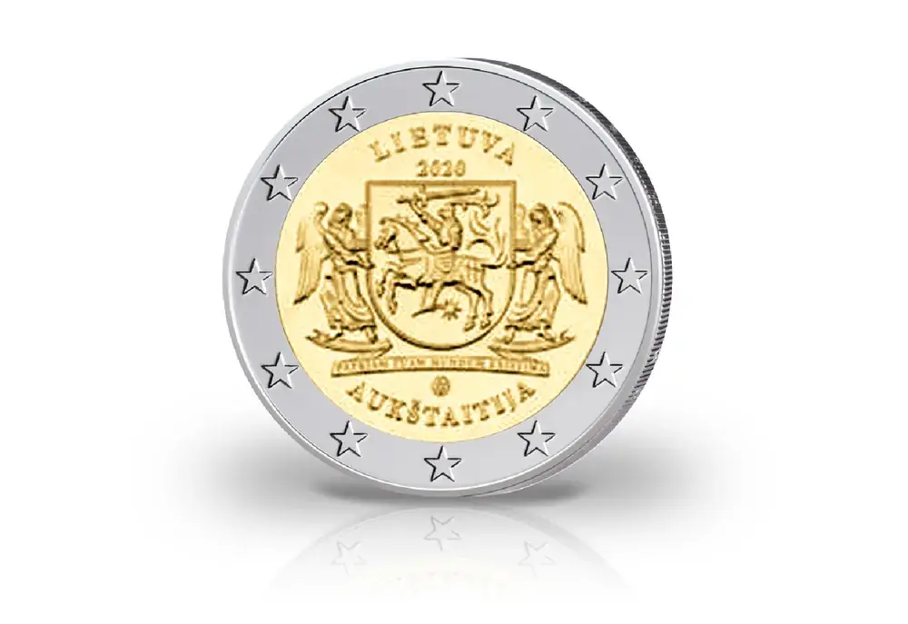 2 Euro 2020 Litauen Ethnographische Region Aukstaitija - Premium