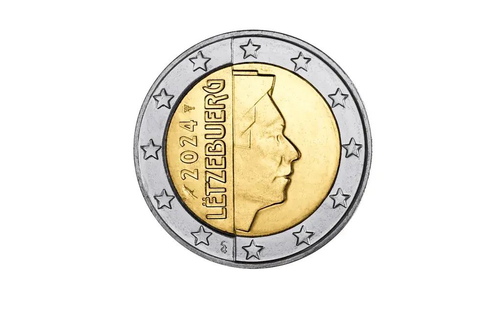 Top-Qualität | 2 Euro 2024 Luxemburg Kursmünze